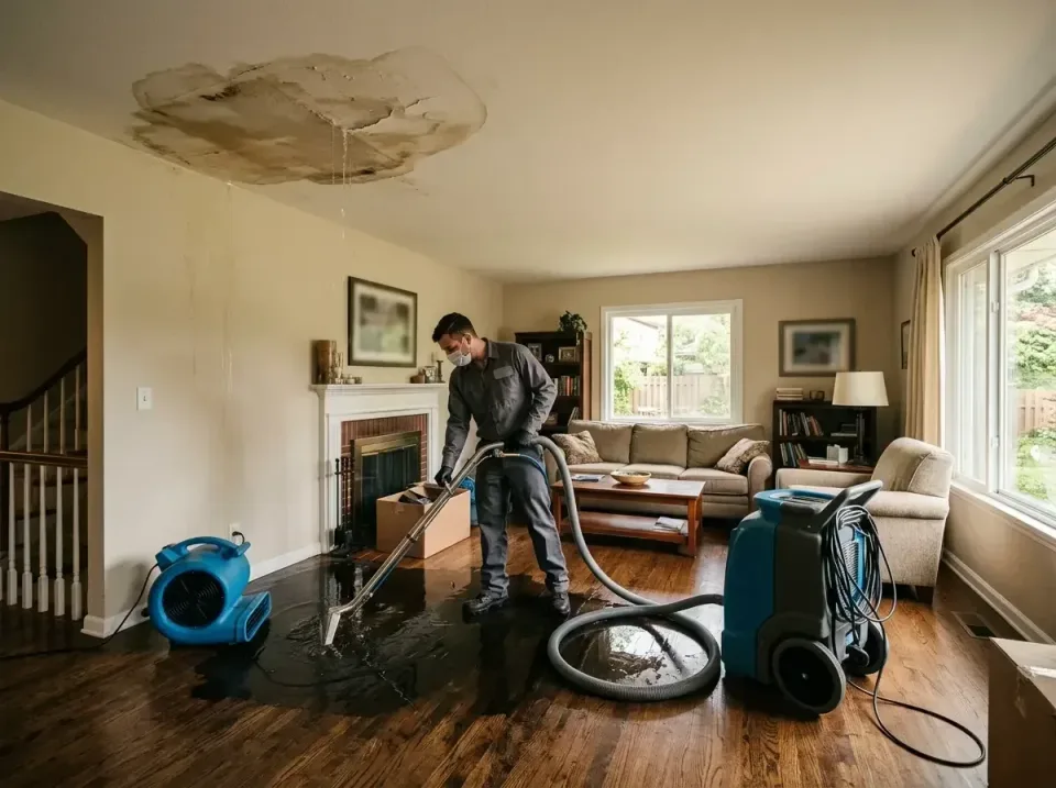 attic-pipe-burst-ceiling-drip-008 — frequently asked questions, Water Damage Restoration & Carpet Care in Indiana, PA